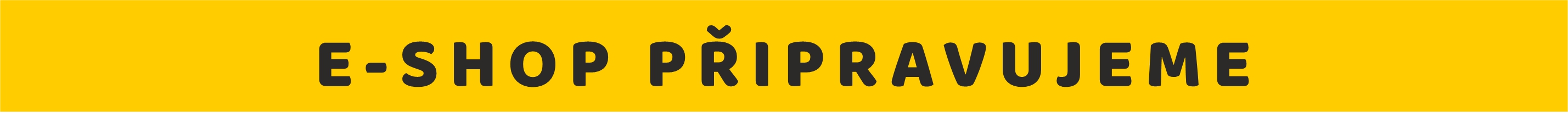 Shop připravujeme