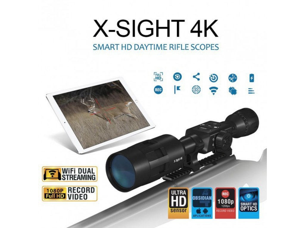 ATN X-Sight 4K Pro 5-20x (denní/noční puškohled)