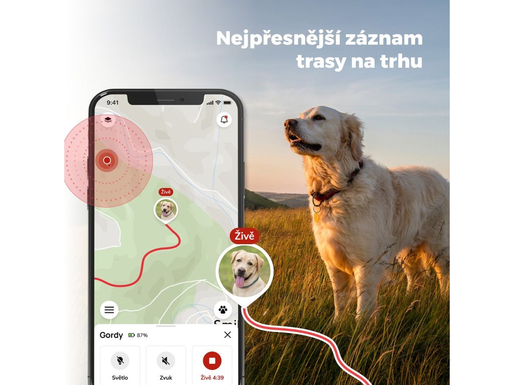 DOG GPS mini lokátor pro psy