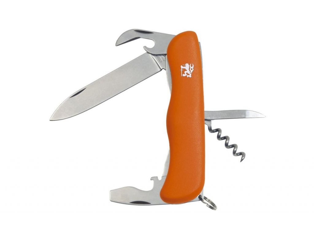 Kapesní zavírací nůž Praktik NUZ 115-NH-5/AK oranžový