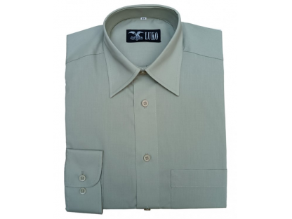 Pánská košile 022237 - zelená (khaki)