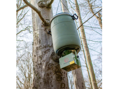 Sada krmný automat Venator + 50l sud + sprej + 15m lano + lanová kladka 
