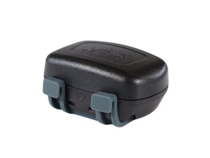 Šedá spona pro upevnění DOG GPS mini lokátoru 