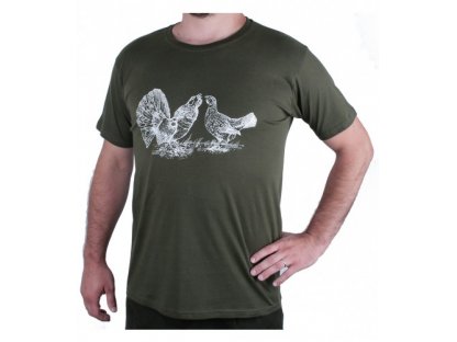 Zelené myslivecké tričko AFARS tok tetřevů