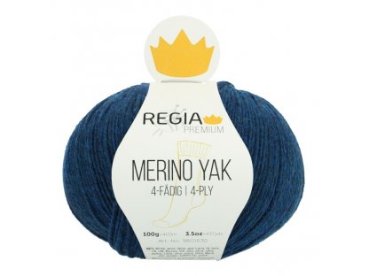Regia Premium Merino Yak Nachtblau meliert 7515