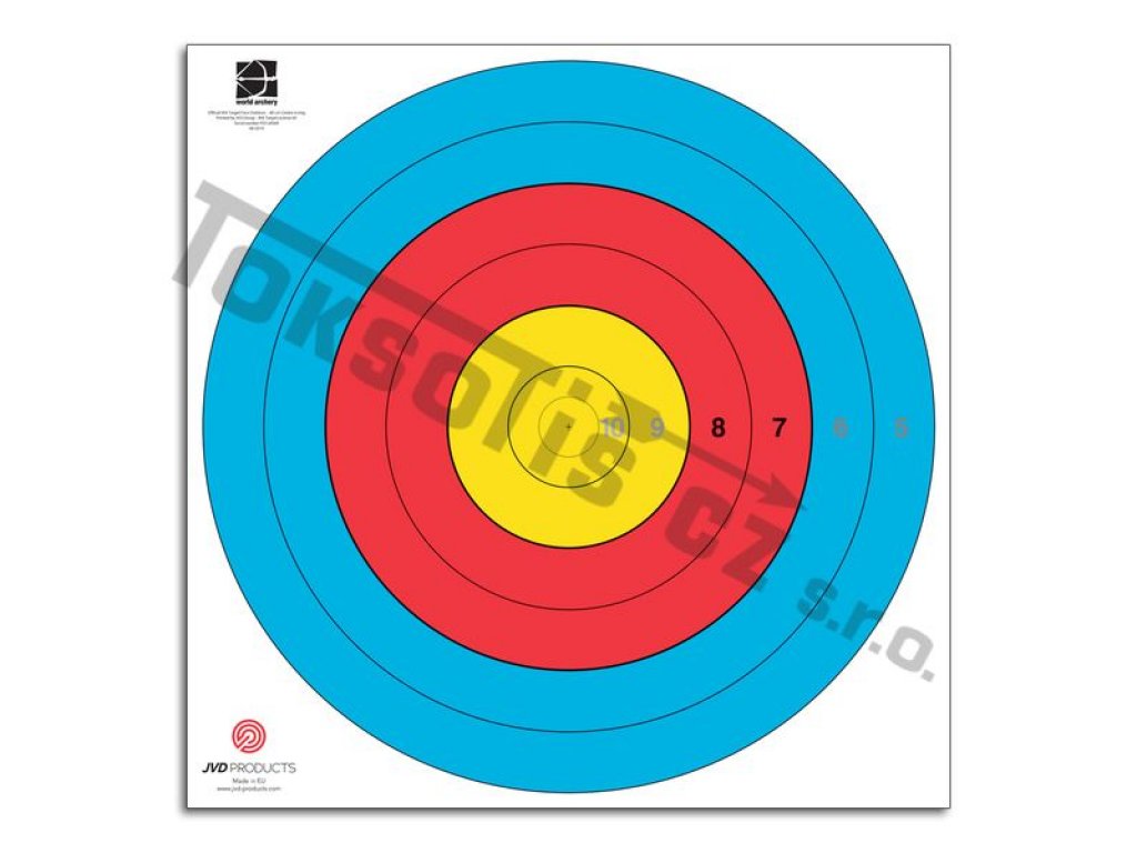 terč 80 cm redukovaný 6 kruhů