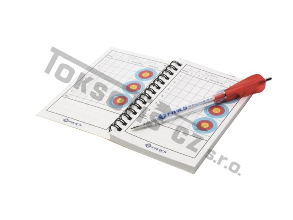 zápisník na zásahy Fivics s propiskou