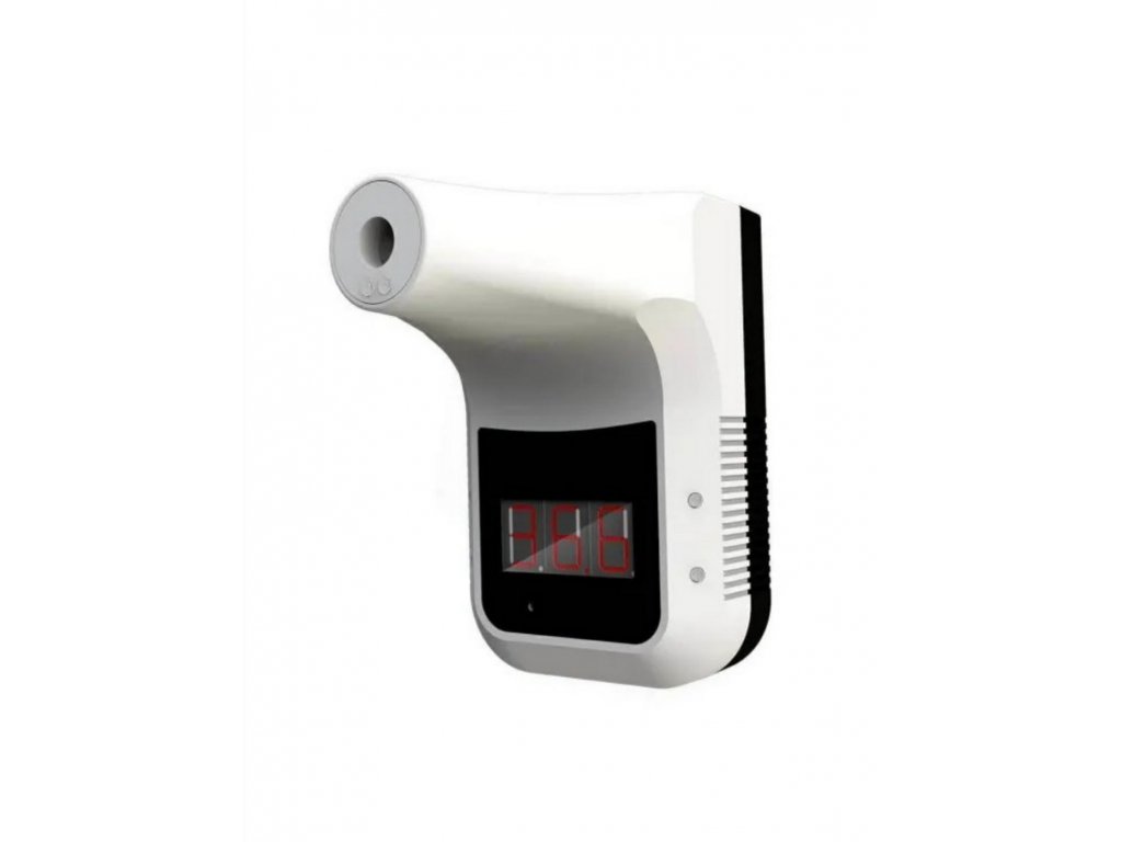 Bezkontaktní infračervený teploměr - nástěnný (LCD displej) 