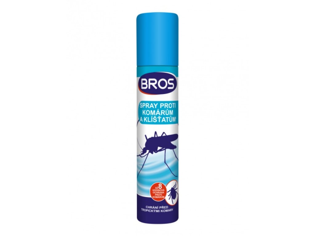 BROS - Repelent spray proti komárům a klíšťatům 90ml