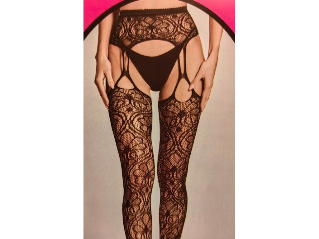 Dámské BODYSTOCKING 1520, černé S-L