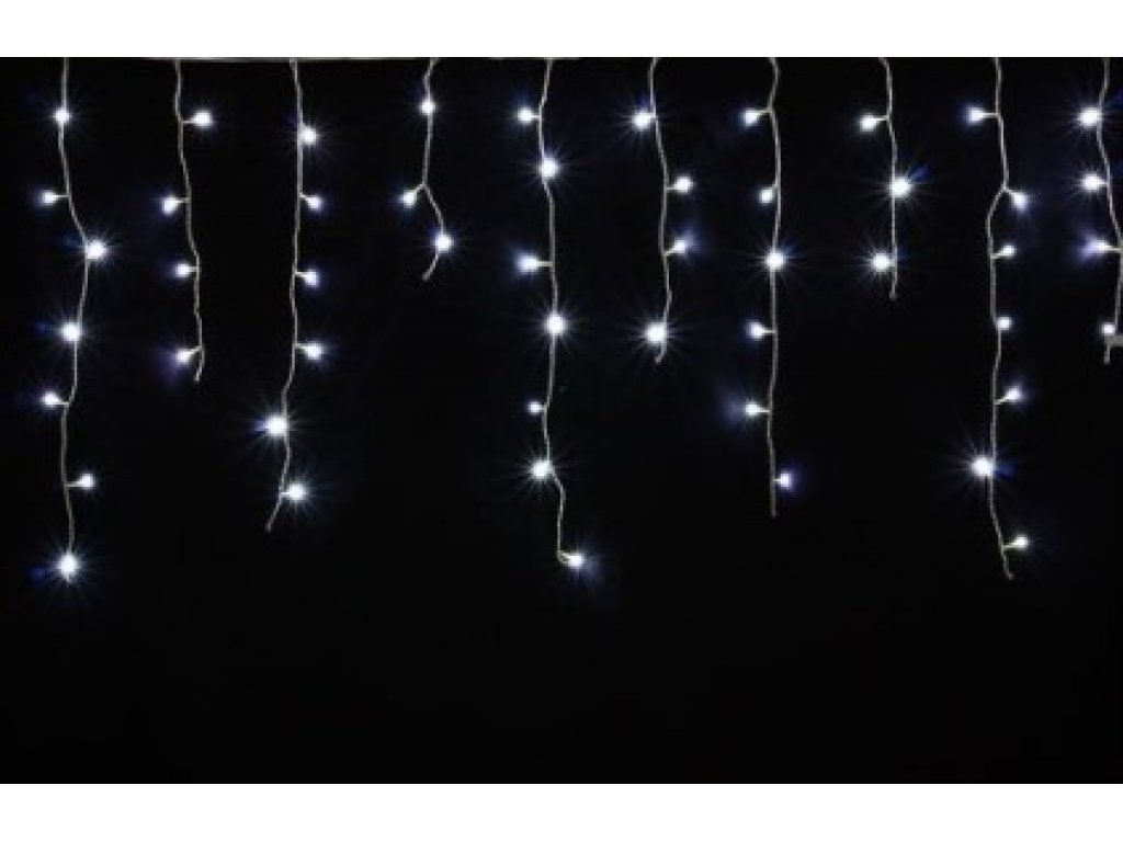 DENR Závěs světelný vánoční LED až 630 diod, venkovní, teplá + studená bílá, blikající Z-14