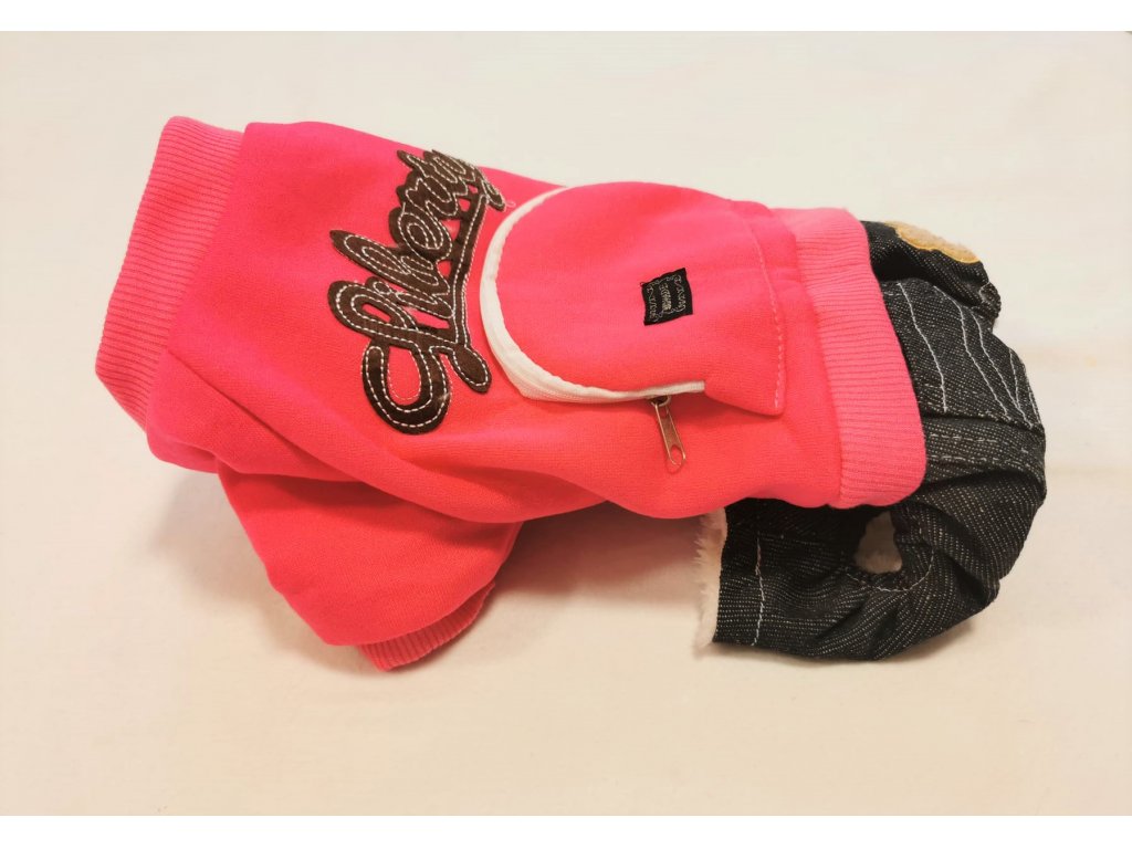 Obleček pro psy Mikina a kalhoty, růžový LIB-R03