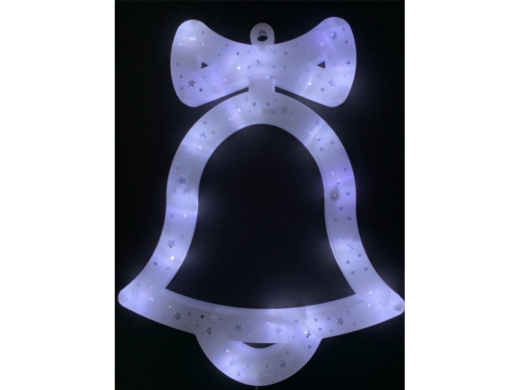 Svítící Zvoneček LED - Studená bílá