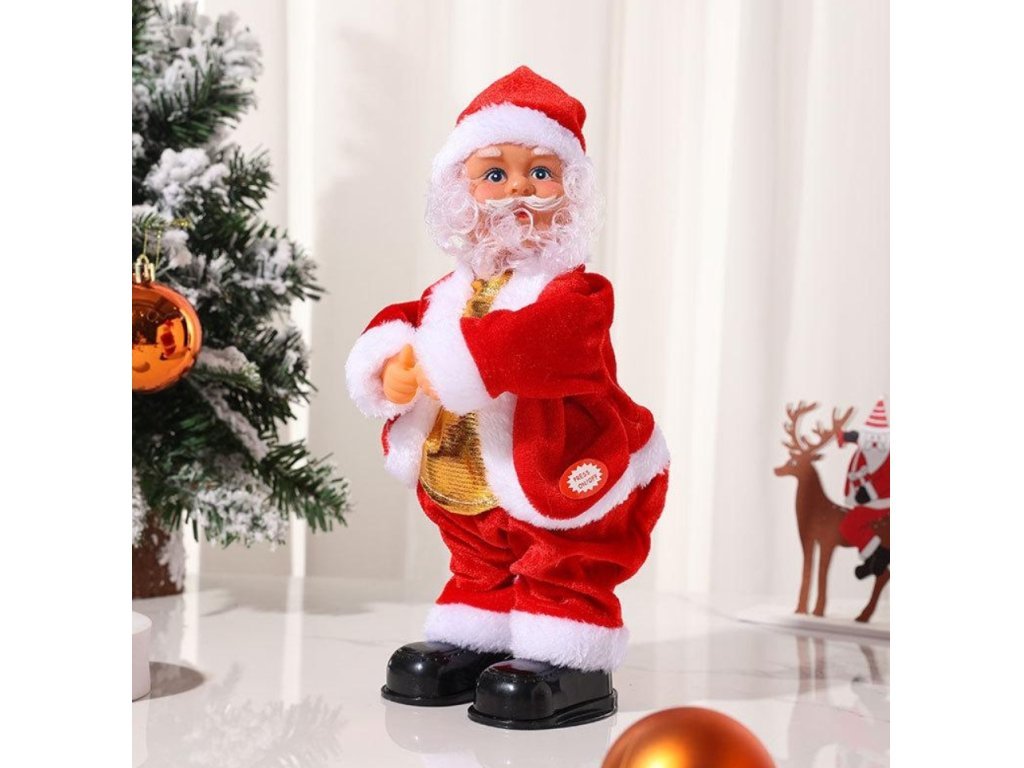 Tančící Santa Claus s hudbou