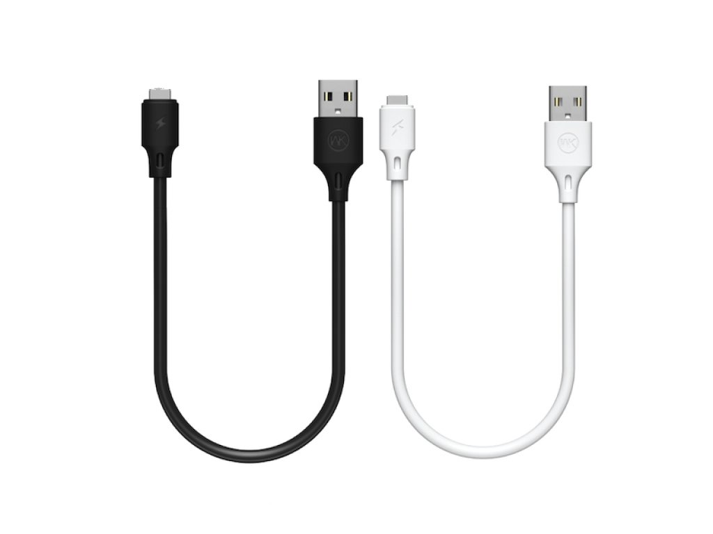 USB-C datový kabel 25 cm WK Design WDC-105a Černý