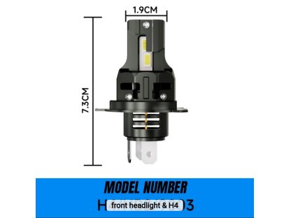 D9 LED autožárovky H4 CANBUS - 2ks