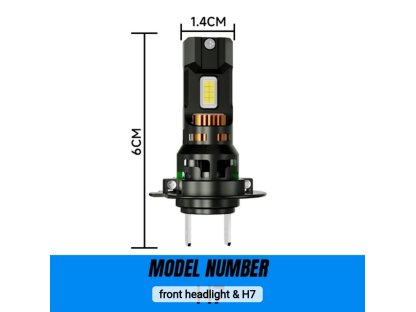 D9 LED autožárovky H7 CANBUS - 2ks