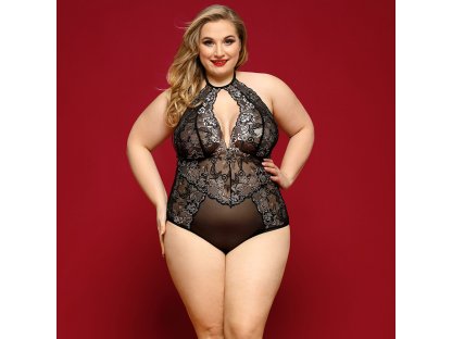 Dámské body ELEGANCE PLUS SIZE, černá XL-XXL