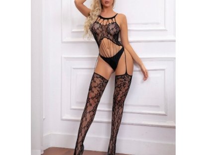 Dámské BODYSTOCKING 21172, černé S-L