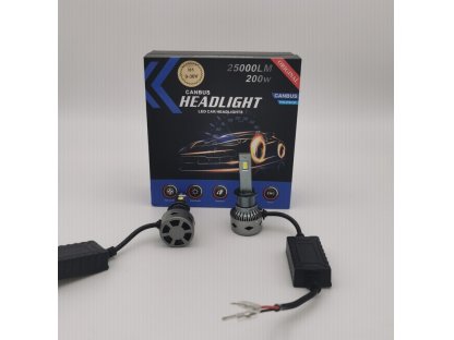 FOYU A8 LED autožárovka headligts H1 CANBUS 10-30V 200W