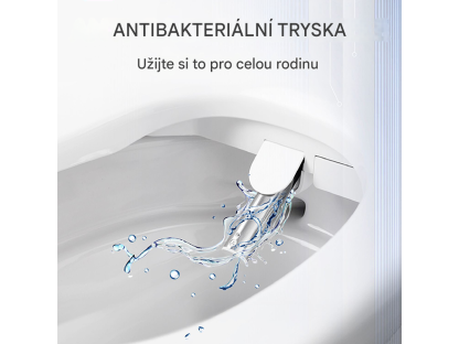 Japonský elektronický Bidet s Ovládáním - STANDARD tvar "U"