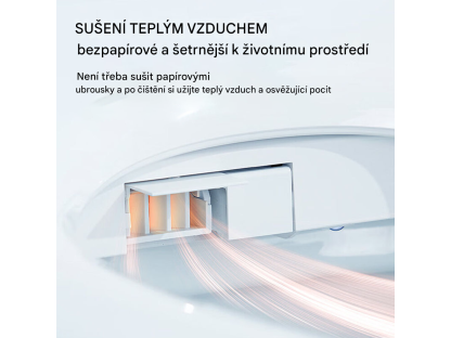 Japonský elektronický Bidet s Ovládáním - STANDARD tvar "U"