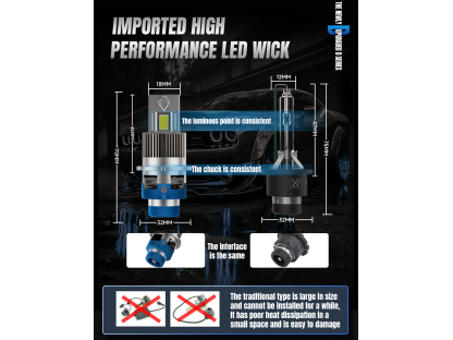 LED žárovky D4S pro auta Headlight CANBUS - 2ks