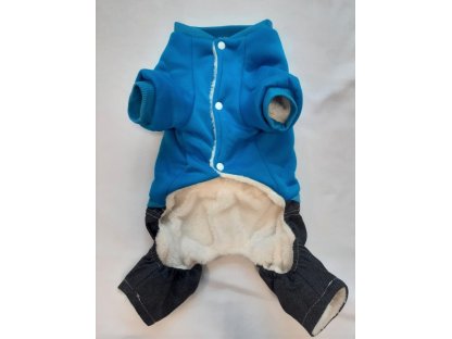 Obleček pro psy Mikina a kalhoty, modrý LIB-M01