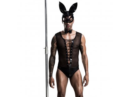 Pánský kostým Rabbit man černý 7220