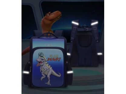 Školní aktovka Dinosaurus, různé barvy