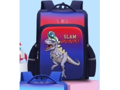 Školní aktovka Dinosaurus, různé barvy