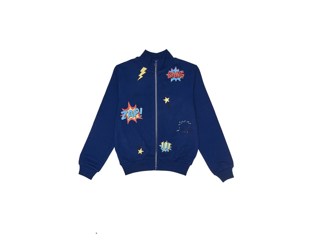 Chlapecká mikina Bang Zap - navy