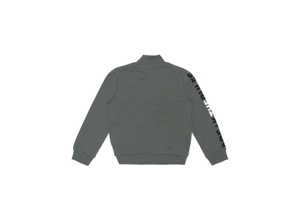 Chlapecká mikina na zip Brake the Rules - khaki