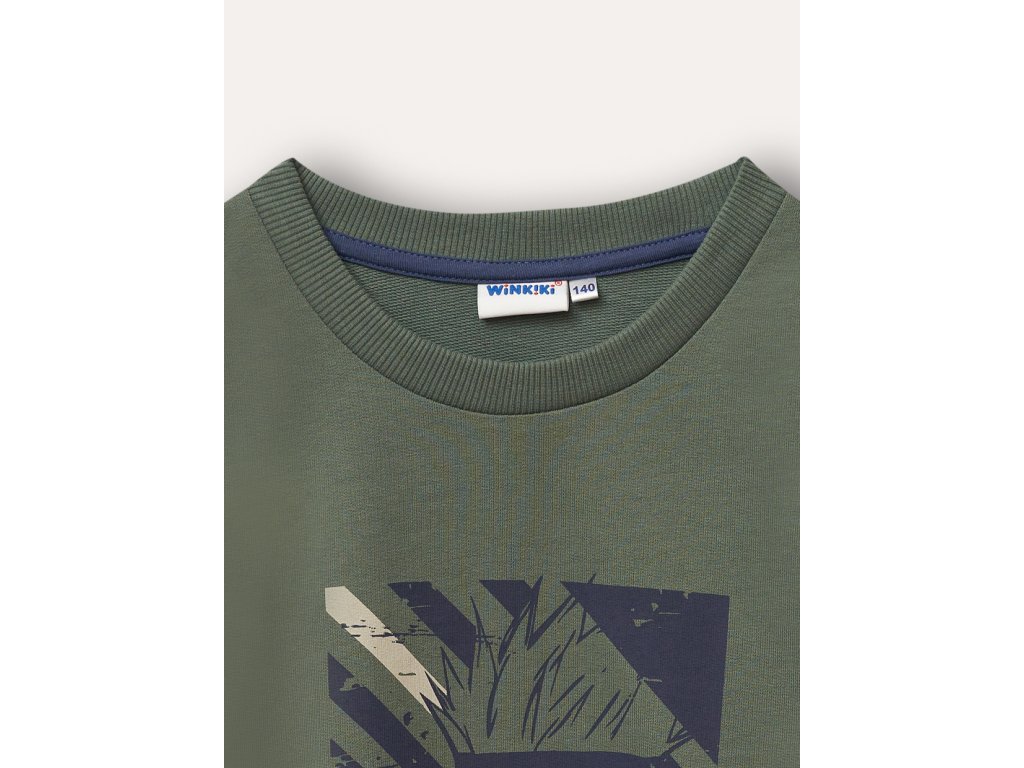 Chlapecká mikina Own Wave - khaki