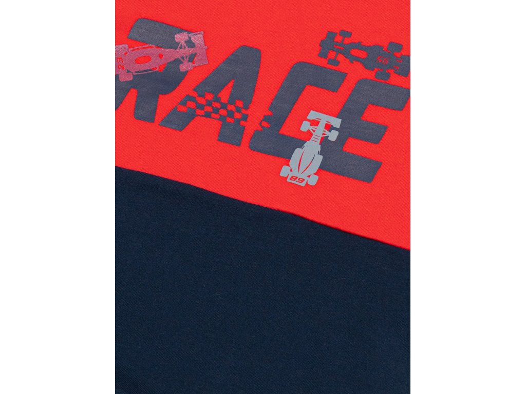 Chlapecká mikina Race - červená/navy