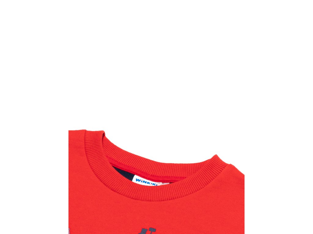 Chlapecká mikina Race - červená/navy