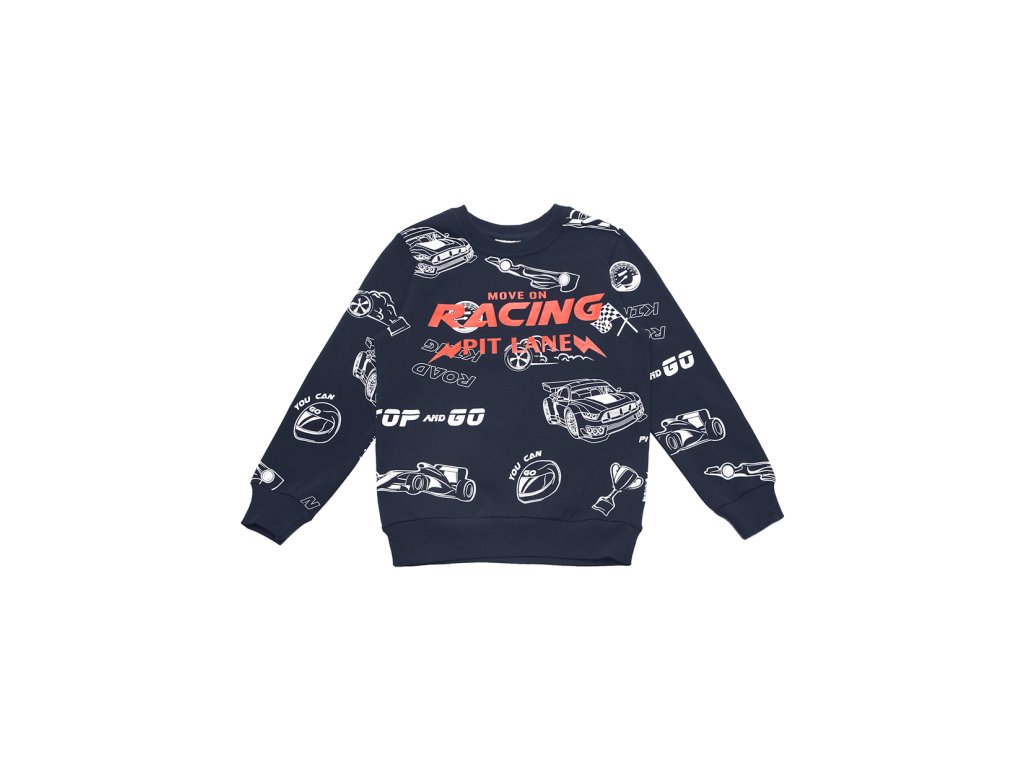 Chlapecká mikina Racing - navy