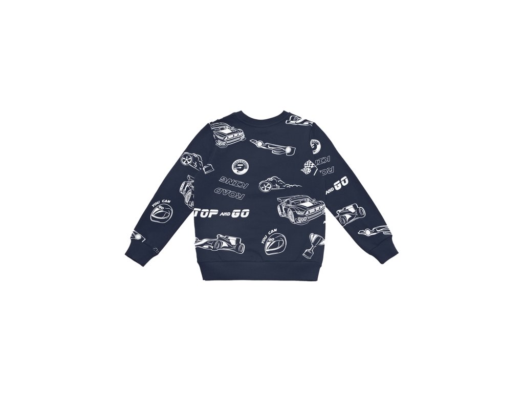 Chlapecká mikina Racing - navy