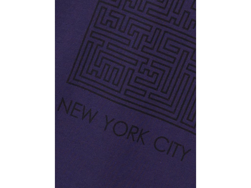 Chlapecká mikina s kapucí New York City - fialová