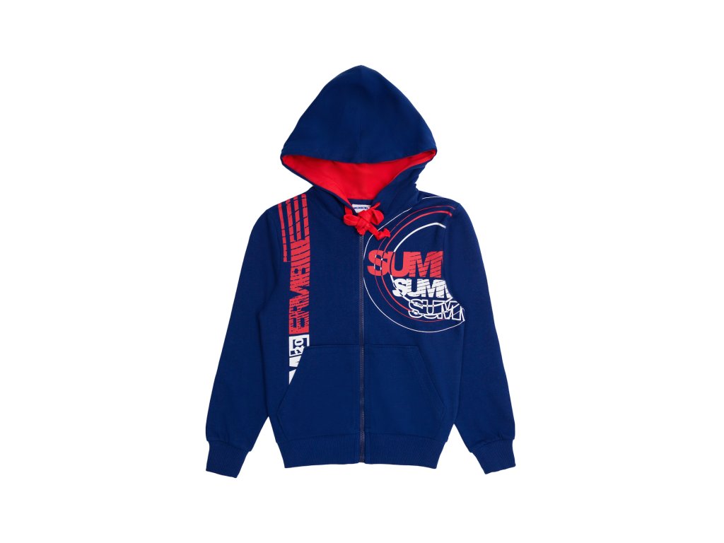 Chlapecká mikina s kapucí SUM - navy