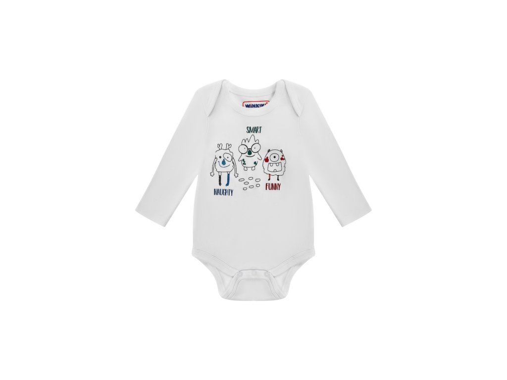 Chlapecké body s tepláčkami TRIO - bílá/černá
