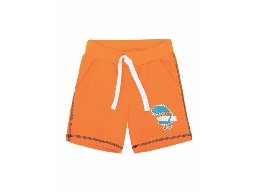 Chlapecké kraťasy Hawaii - oranžová