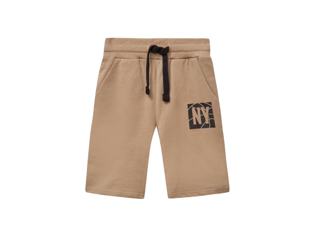 Chlapecké kraťasy NY - khaki/béžová