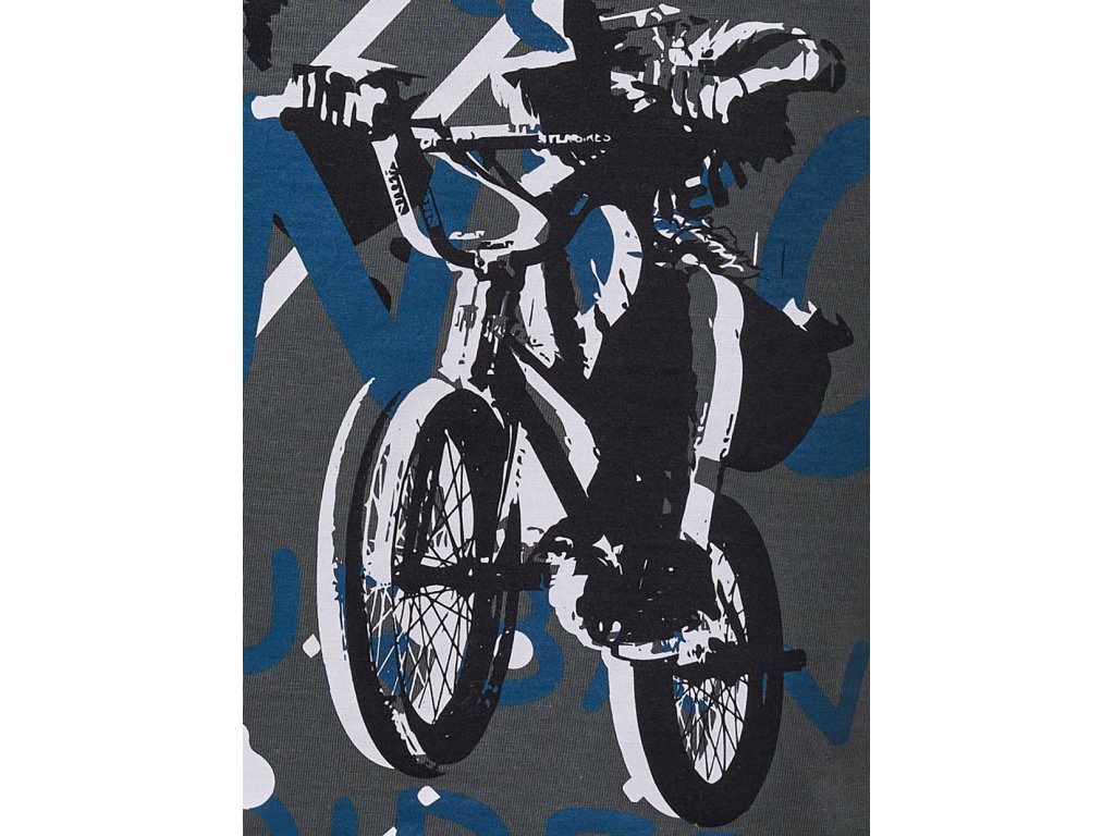 Chlapecké pyžamo - krátký rukáv, krátké kalhoty Riders - khaki/navy
