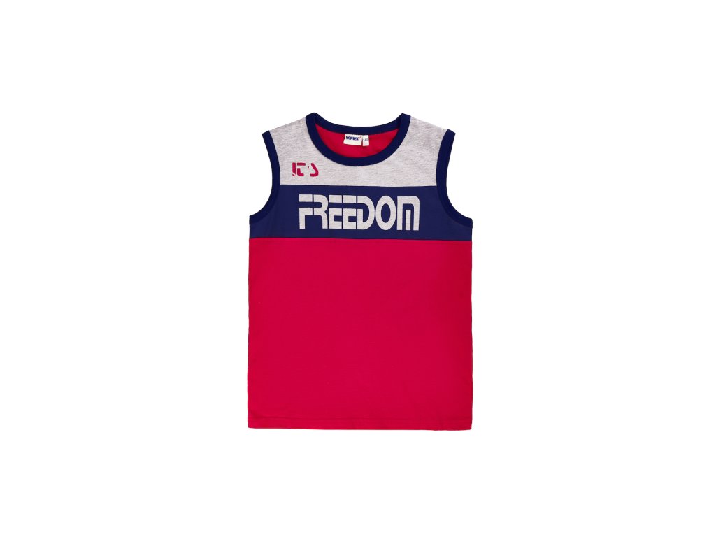 Chlapecké tílko Freedom - červená/navy