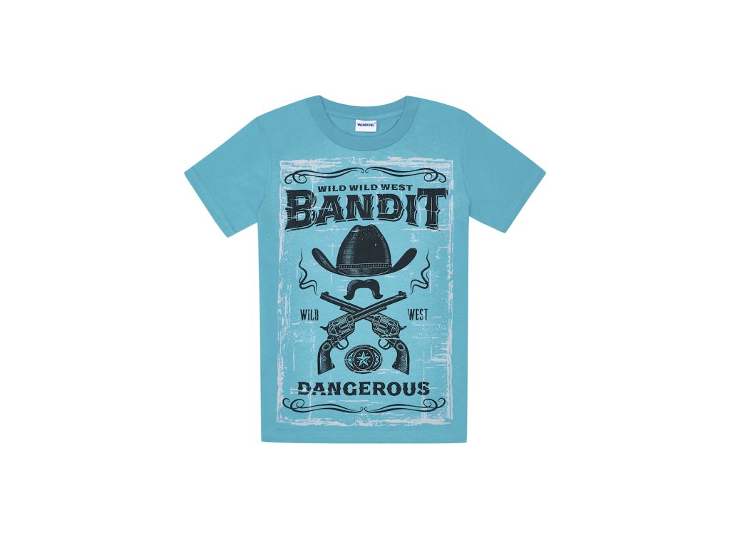 Chlapecké tričko Bandit - tyrkysová