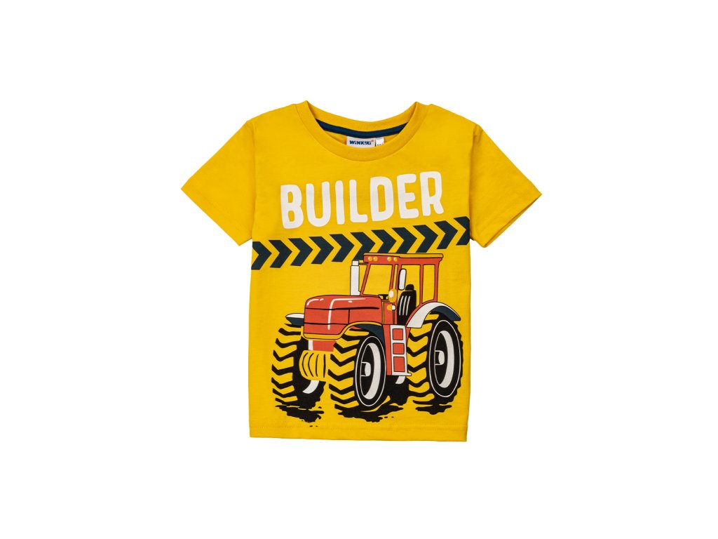 Chlapecké tričko Builder - žlutá