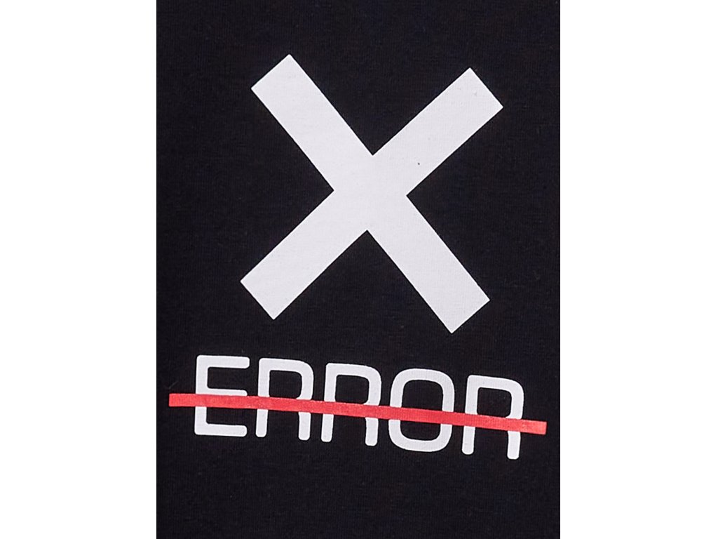 Chlapecké tričko Error - černá/bílá