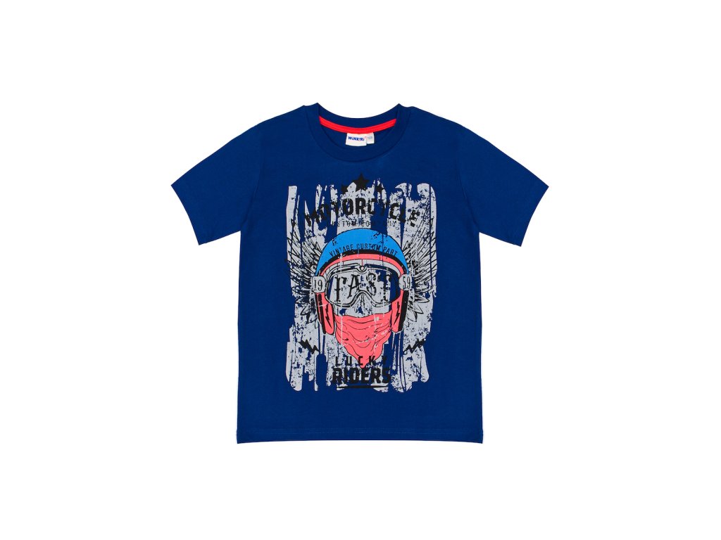 Chlapecké tričko Lucky Riders - navy