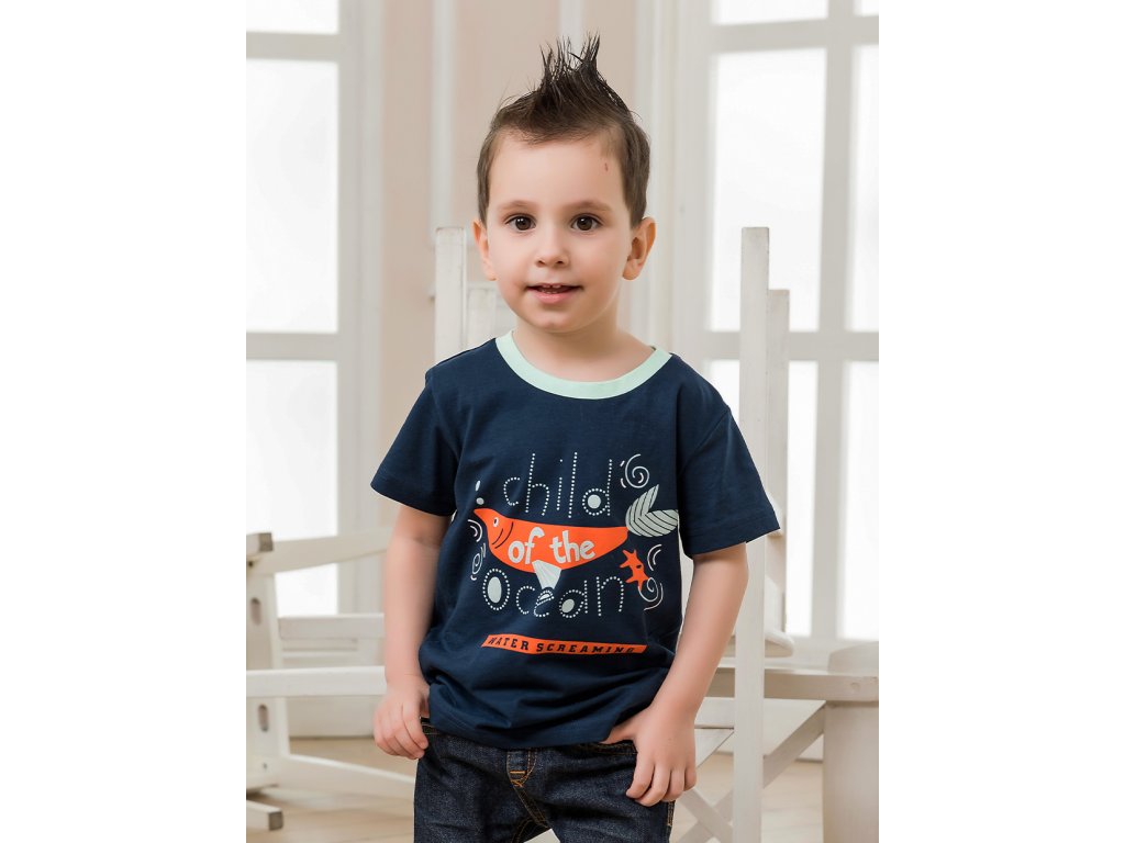 Chlapecké tričko Ocean - navy